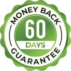 60-day money-back guarantee badge advertised by the Erexafil seller